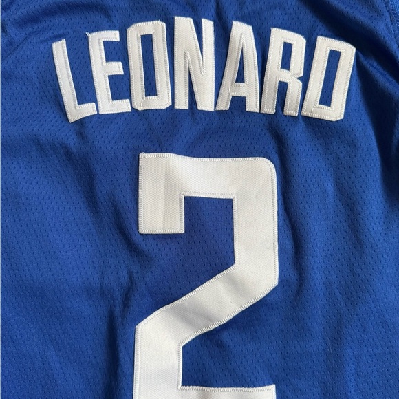 Los Angeles Clippers Kawhi Leonard #2 Nike Home Swingman Jersey Size: 54 - Picture 6 of 7